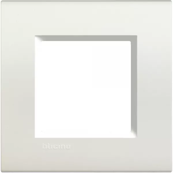 bticino-plaque livinglight neutre 2 modules - blanc (lna4802bi)