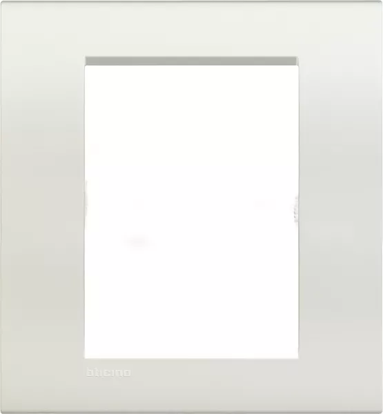 bticino-plaque livinglight neutre 3+3 modules - blanc (lna4826bi)