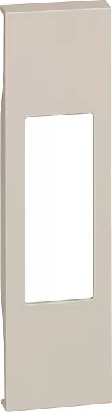bticino-plastron de finition living now pour interrupteur bipolaire 1 module - sable (btkm02)