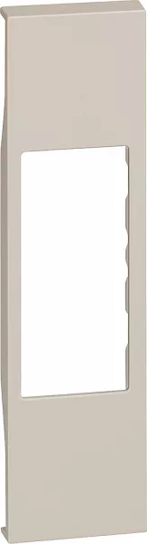 bticino-plastron de finition living now pour prise rj45 1 module - sable (btkm07)