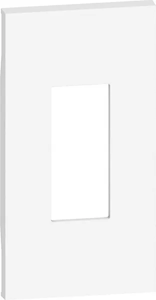 bticino-plastron de finition living now pour prise rj45 2 modules - blanc (btkw07m2)