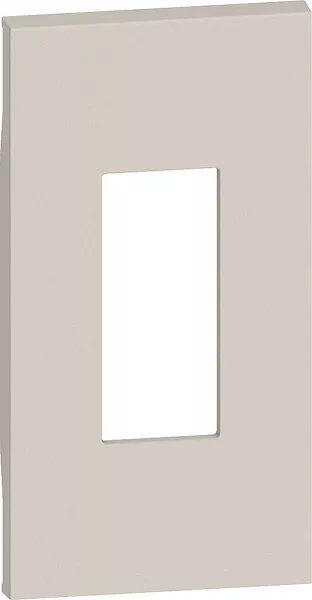 bticino-plastron de finition living now pour prise rj45 2 modules - sable (btkm07m2)