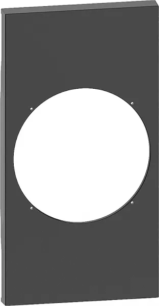 bticino-plastron de finition living now with netatmo pour prise connect�e - noir (btkg35m2)