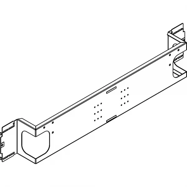 bticino-platine perfor�e dpx�160 hauteur 200mm - 36 modules (bt9741p160n)