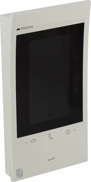 bticino-poste int�rieur vid�o connect� classe 300eos with netatmo 5pouces vertical blanc (bt344845)