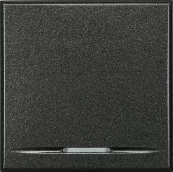 bticino-poussoir � bascule axolute 16ax 250v~ bornes automatiques - anthracite 2 modules (hs4055m2a)