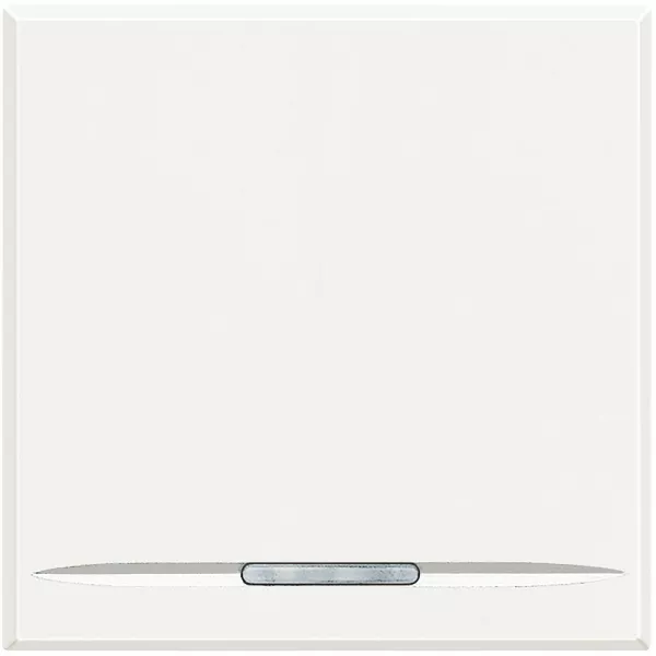 bticino-poussoir � bascule axolute 16ax 250v~ bornes automatiques - white - 2 modules (hd4055m2a)