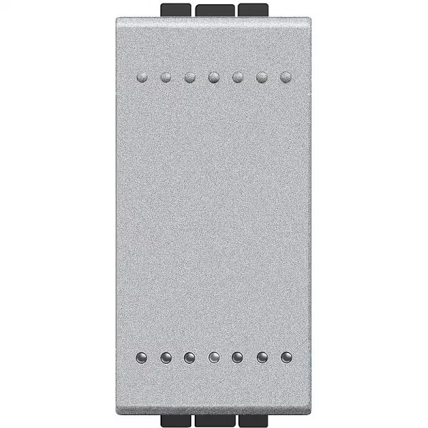 bticino-poussoir � bascule livinglight contact no 10a 250v~ - tech - 1 module (nt4005a)