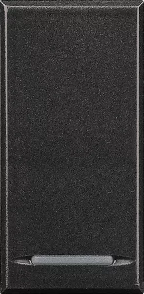 bticino-poussoir �lectronique silencieux axolute 2a 230v~ - finition anthracite 1 module (hs4045)