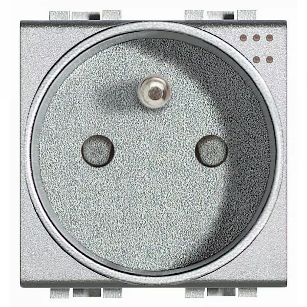 bticino-prise de courant 2p+t avec voyant livinglight � bornes � vis - tech - 2 modules (nt4144)