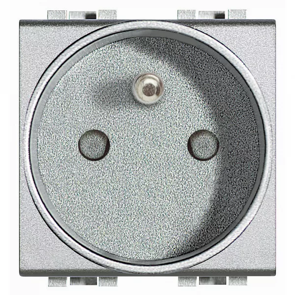 bticino-prise de courant 2p+t livinglight � bornes � vis - tech - 2 modules (nt4142)