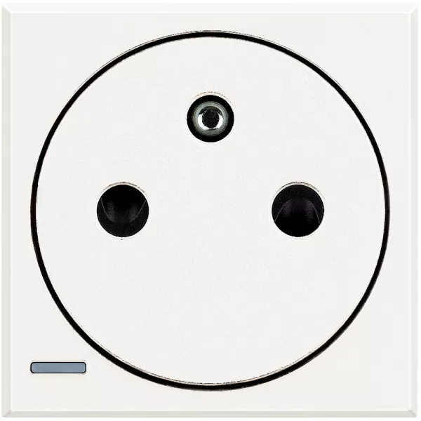 bticino-prise de courant 2p+t surface axolute � bornes automatiques - white - 2 modules (hd4142af)