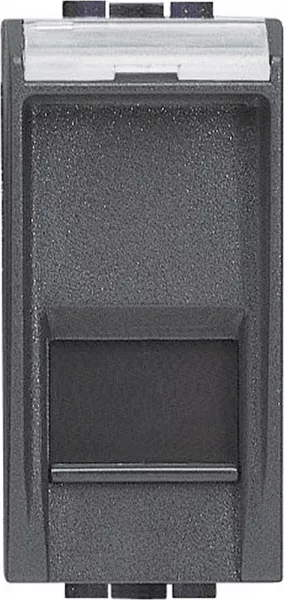 bticino-prise rj45 livinglight cat�gorie5 ftp - anthracite - 1 module (l4279c5f)