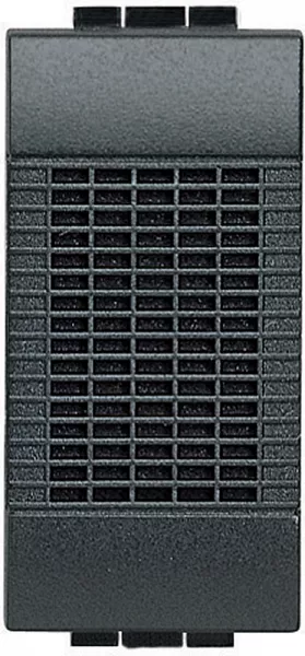 bticino-ronfleur livinglight - anthracite - 1 module (l4356/230)