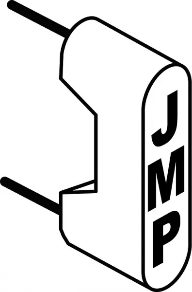 bticino-sachet de 10 configurateurs bus - jmp blanc/vert (bt3501/jmp)