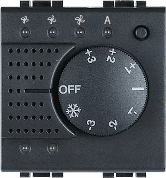 bticino-sonde avec commande pour ventilo-convecteur livinglight bus - anthracite (l4692fan)