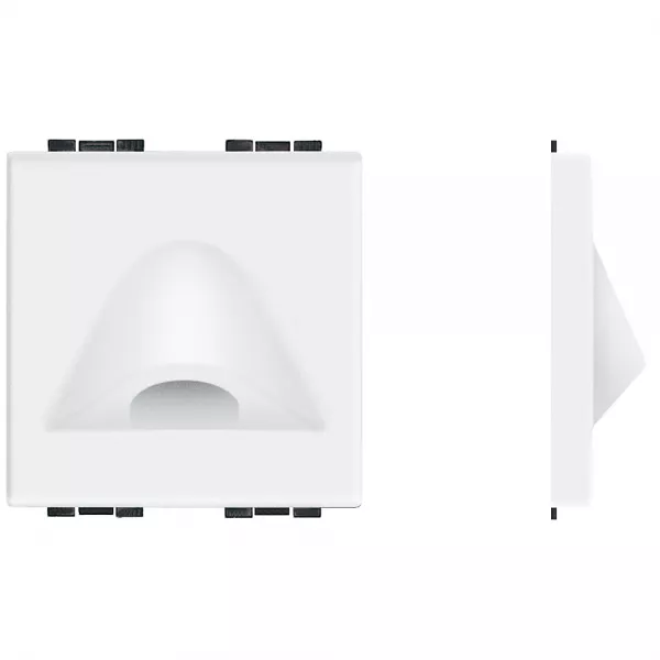 bticino-sortie de c�ble livinglight - blanc - 2 modules (n4954)