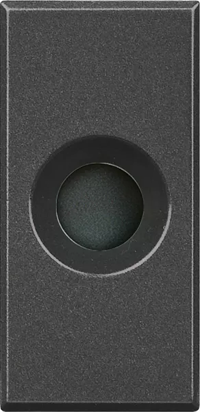 bticino-sortie de c�ble �9mm - 1 module axolute - finition anthracite (hs4953)