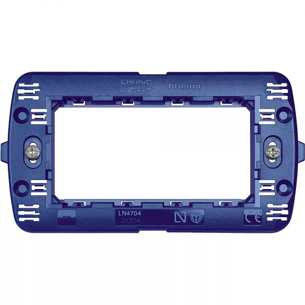 bticino-support � vis pour plaques livinglight 4 modules (ln4704)