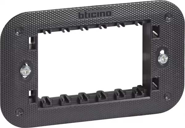 bticino-support de montage living now - 3 modules (btk4703)
