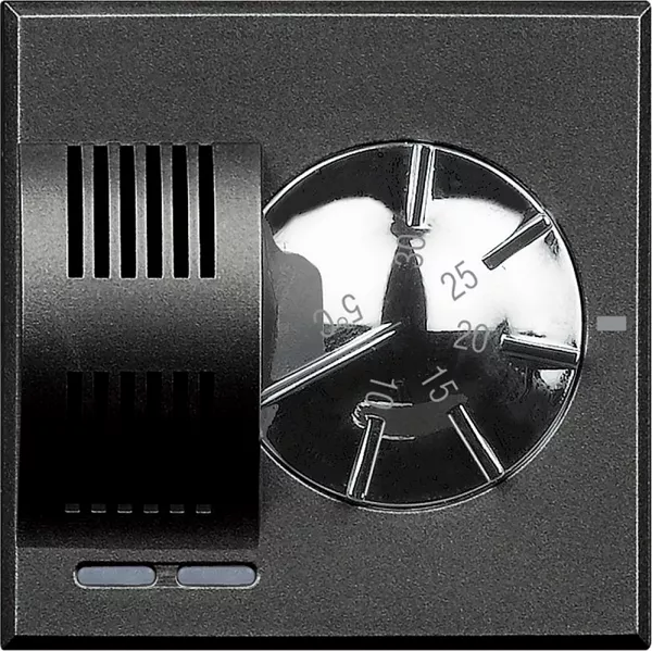 bticino-thermostat d\'ambiance �lectronique axolute - anthracite - 2 modules (hs4441)