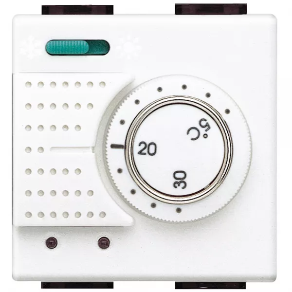 bticino-thermostat �lectronique d\'ambiance commutateur �t� et hiver livinglight - blanc (n4442)