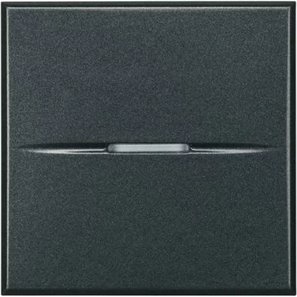 bticino-va-et-vient axial axolute 16ax 250v~ bornes automatiques - anthracite 2 modules (bths4003m2an)