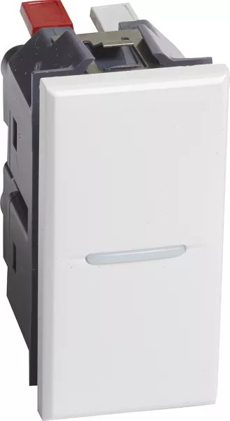 bticino-va-et-vient axial axolute 16ax 250v~ bornes automatiques - white (bthd4003an)