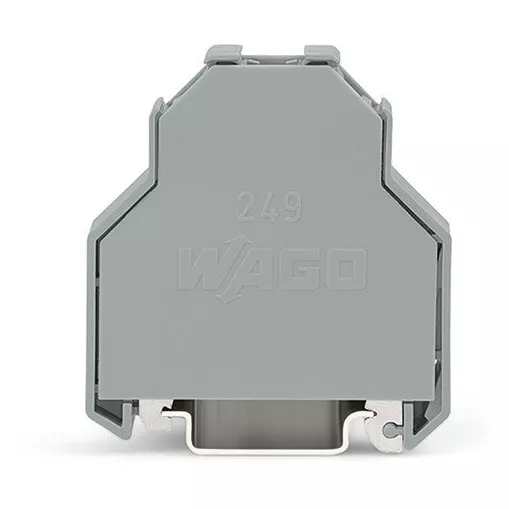 But�e d\'arr�t sans vis Largeur de 14 mm Pour rail 35 x 15 et 35 x 7,5, gris (249-198)