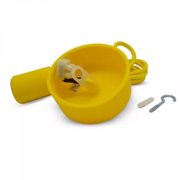&BUTTERFLY E27 DOUILLE SILICON + CABLE 2M JAUNE