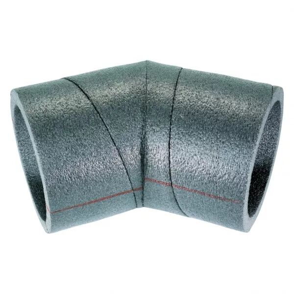 C 45 160 pe cr - coude en pee a 45� pour reseaux clip & go diam�tre 160 (461003)