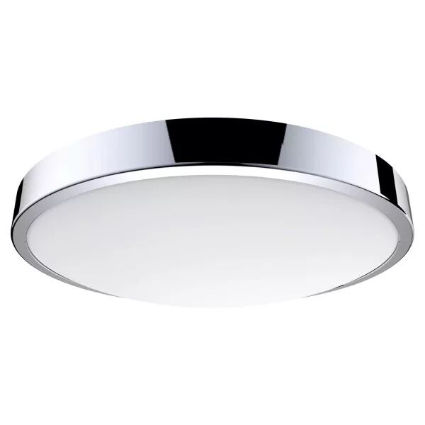 C4 R- Plaf./Appl. Mur IP44 LED 21W 1500lm 2700-6000K, dim. par t�l�com., chrome (50525)