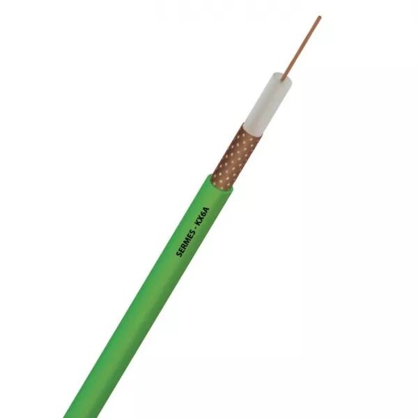 cable coaxial kx6 vert touret (KX6T)