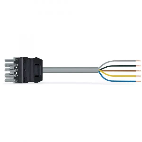 C�BLE DE RACCORDEMENT PR�C�BL� CCA CONNECTEUR FEMELLE/EXTR�MIT� LIBRE, GRIS