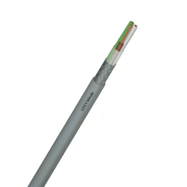 C�ble �lectrique blind� LIYCY multiconducteurs 2x0,75 gris (LYCY2X0,75)