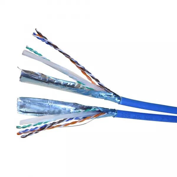 C�BLE POUR R�SEAUX LOCAUX LCS� CAT�GORIE 6 F/UTP 2X4 PAIRES TORSAD�ES - 500M
