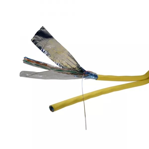 C�BLE POUR R�SEAUX LOCAUX LCS� CAT�GORIE 6A F/UTP 2X4 PAIRES TORSAD�ES - 500M