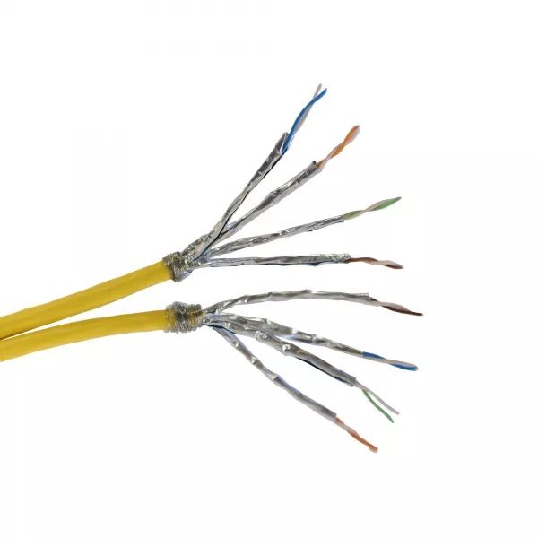 C�BLE POUR R�SEAUX LOCAUX LCS� CAT�GORIE7 S/FTP 2X4 PAIRES TORSAD�ES - 500M