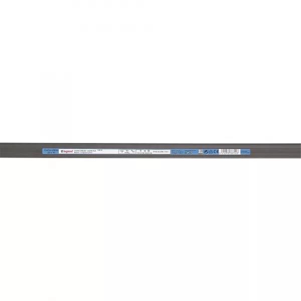 CACHE-C�BLES SECTION 20X10MM - FINITION MARRON