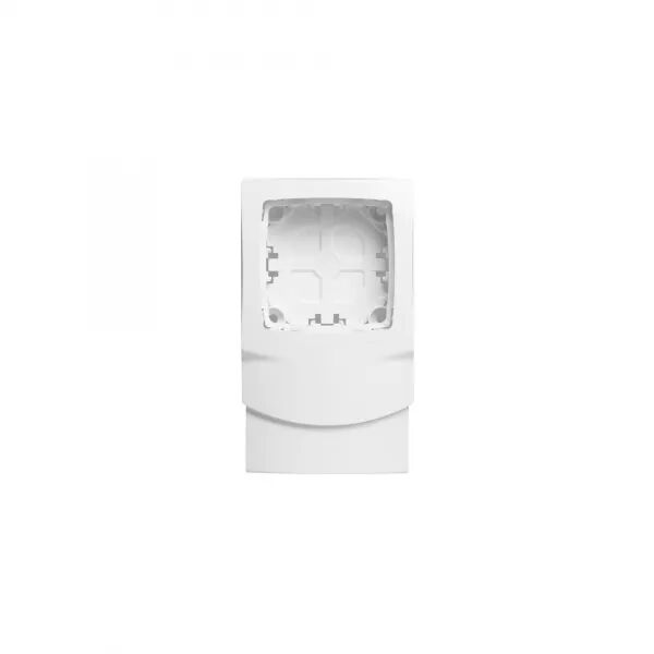 CADRE APPAREILLAGE SAILLIE 1 POSTE POUR MOULURES DLPLUS �PAISSEUR 20MM - BLANC