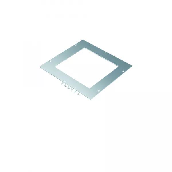 CADRE DE MONTAGE L200MM X L200MM �PAIS 4MM POUR BO�TE DE JONCTION ACIER 290 MM