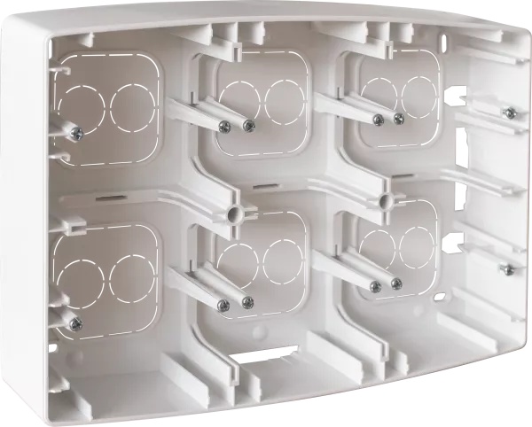 Cadre saillie 2x3 postes (61885)