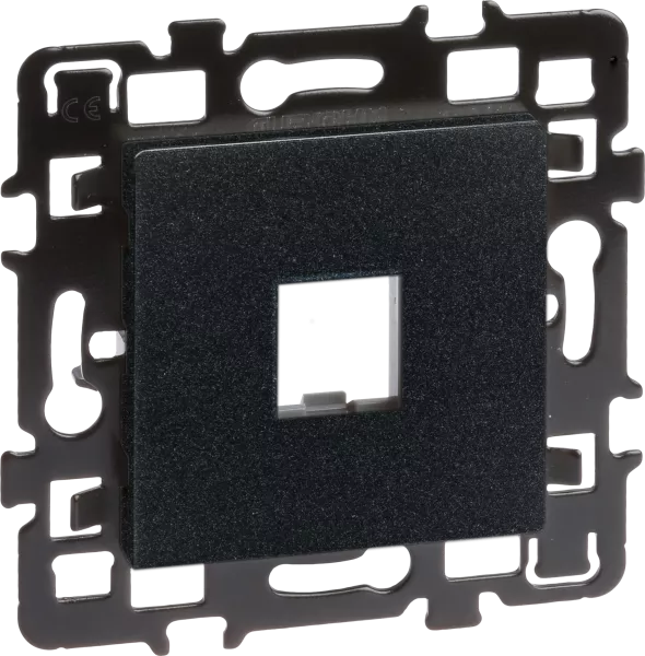 Cadre support RJ45 antracite (61978)