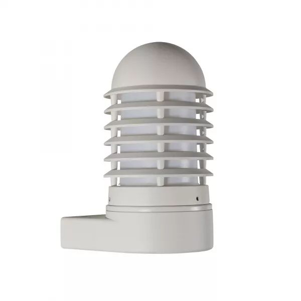 CALEO - APPLIQUE MUR EXT. IP44 IK07, BLANC, E27 75W MAX., LPE NON INCL.