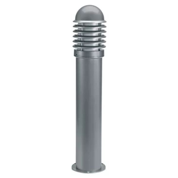 CALEO 1 - Borne Ext. IP44 IK07, gris, E27 100W max., Lpe non incl., haut.73cm (1709)