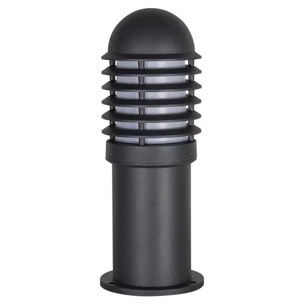 CALEO 1 -Borne Ext. IP44 IK07, graphite, E27 100W max., lpe non incl., haut.42cm (3134)