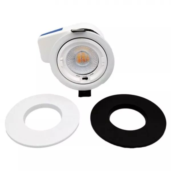 CALIPSO Spot 7W IP65 encastrable CTC 2700/3000/4000K Livr� avec 2 collerettes (CAL7B)