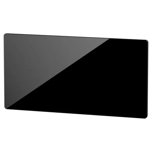 CAMPAVER nativ Radiateur Horizontal 1500W Verre massif Noir astrakanK161125