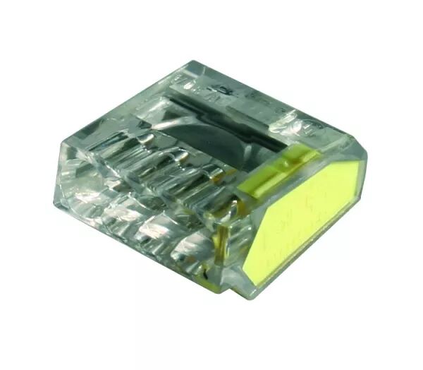 CAPRI - 100 Bornes de connexion STAND 4 entr�es pour fils rigides 0,5 � 2,5mm2 24A-450V (CAP309286)