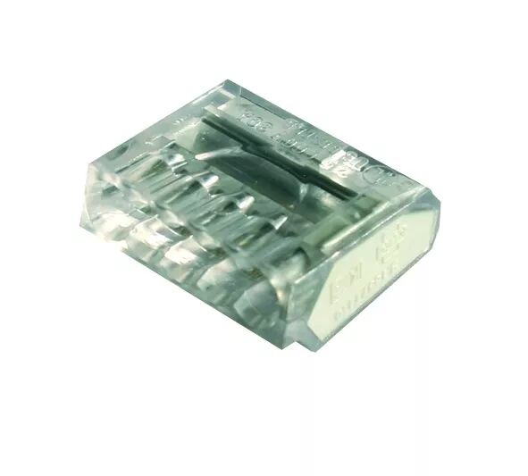 CAPRI - 50 Bornes de connexion STAND 5 entr�es pour fils rigides 0,5 � 2,5mm2 24A-450V (CAP309287)